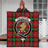 Fullerton Tartan Crest Quilt