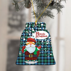 Galbraith Ancient Tartan Christmas Ceramic Ornament - Santa Style