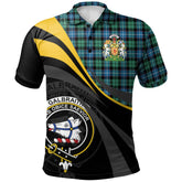 Galbraith Ancient Tartan Polo Shirt - Royal Coat Of Arms Style