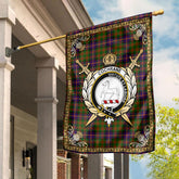 Cochrane Modern Tartan Crest Garden Flag - Celtic Thistle Style