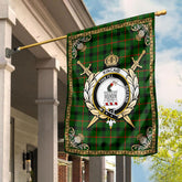 Kincaid Tartan Crest Garden Flag - Celtic Thistle Style