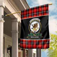 Marjoribanks Tartan Crest Garden Flag - Welcome Style