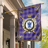 Ochterlony Tartan Crest Garden Flag - Celtic Thistle Style