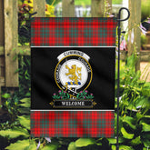 Cumming Modern Tartan Crest Garden Flag - Welcome Style