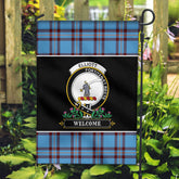 Elliott Ancient Tartan Crest Garden Flag - Welcome Style