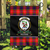Fraser Tartan Crest Garden Flag - Welcome Style