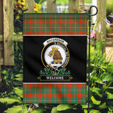 MacGregor Ancient Tartan Crest Garden Flag - Welcome Style