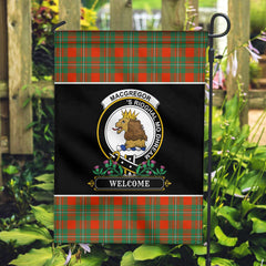 MacGregor Ancient Tartan Crest Garden Flag - Welcome Style