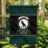 MacKie Tartan Crest Garden Flag - Welcome Style