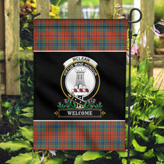 McLean of Duart Ancient Tartan Crest Garden Flag - Welcome Style