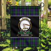 Mitchell Tartan Crest Garden Flag - Welcome Style