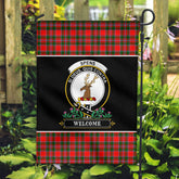 Spens (or Spence) Tartan Crest Garden Flag - Welcome Style