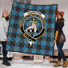 Gardyne (Garden) Tartan Crest Quilt