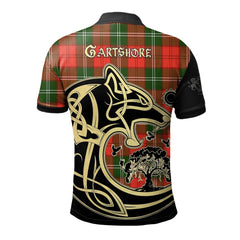 Gartshore Tartan Polo Shirt Viking Wolf