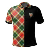 Gibson Tartan Polo Shirt Half of Me - Cross Style