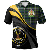 Gordon Dress 02 Tartan Polo Shirt - Royal Coat Of Arms Style
