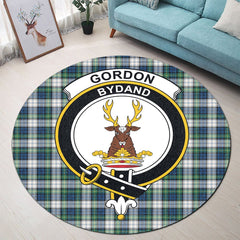 Gordon Dress Ancient Tartan Crest Round Rug