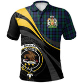 Graham of Menteith Tartan Polo Shirt - Royal Coat Of Arms Style