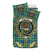 Graham of Montrose Ancient Tartan Crest Bedding Set - Golden Thistle Style