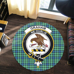 Graham of Montrose Ancient Tartan Crest Round Rug
