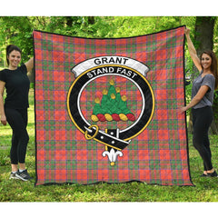 Grant Ancient Tartan Crest Quilt