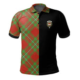 Grierson Tartan Polo Shirt Half of Me - Cross Style