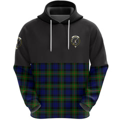 Gunn Modern Clan Half Of Tartan Hoodie