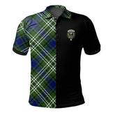 Haliburton Tartan Polo Shirt Half of Me - Cross Style