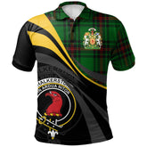 Halkerston Tartan Polo Shirt - Royal Coat Of Arms Style