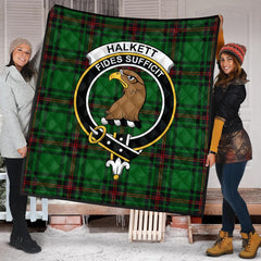 Halkett Tartan Crest Quilt