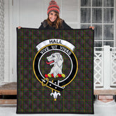 Hall Tartan Crest Quilt