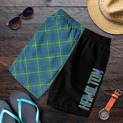Hamilton Hunting Ancient Tartan Crest Men's Short - Cross Style