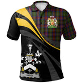 Hargis Tartan Polo Shirt - Royal Coat Of Arms Style