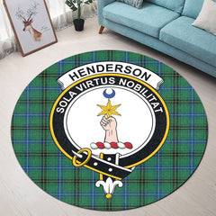 Henderson Ancient Tartan Crest Round Rug