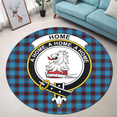 Home Ancient Tartan Crest Round Rug