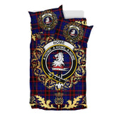 Home Modern Tartan Crest Bedding Set - Golden Thistle Style