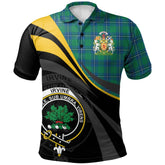 Irvine Ancient Tartan Polo Shirt - Royal Coat Of Arms Style