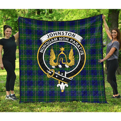 Johnston Modern Tartan Crest Quilt