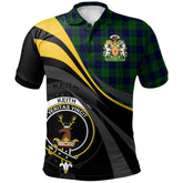 Keith Modern Tartan Polo Shirt - Royal Coat Of Arms Style