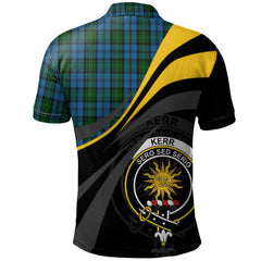 Kerr Hunting Tartan Polo Shirt - Royal Coat Of Arms Style