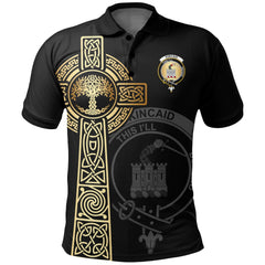 Kincaid Clan Unisex Polo Shirt - Celtic Tree Of Life