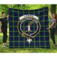 Lammie Tartan Crest Quilt