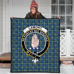 Lamont Ancient Tartan Crest Quilt