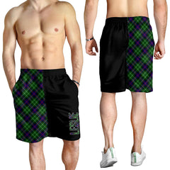 Leslie Hunting Tartan Crest Men's Short - Cross Style