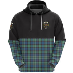 Leslie Hunting Ancient Clan Half Of Tartan Hoodie