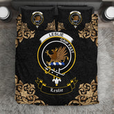 Leslie (Earl of Rothes) Crest Black Bedding Set