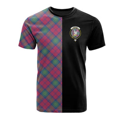 Lindsay Ancient Tartan T-Shirt Half of Me - Cross Style