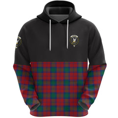 Lindsay Modern Clan Half Of Tartan Hoodie