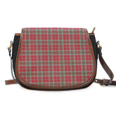 Lindsay Weathered Tartan Saddle Handbags