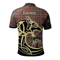 Lindsay Weathered Tartan Polo Shirt Viking Wolf